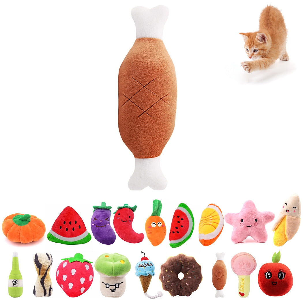 Cute Food Plush Toy | Pet Food and Water Accessories | EatonPets