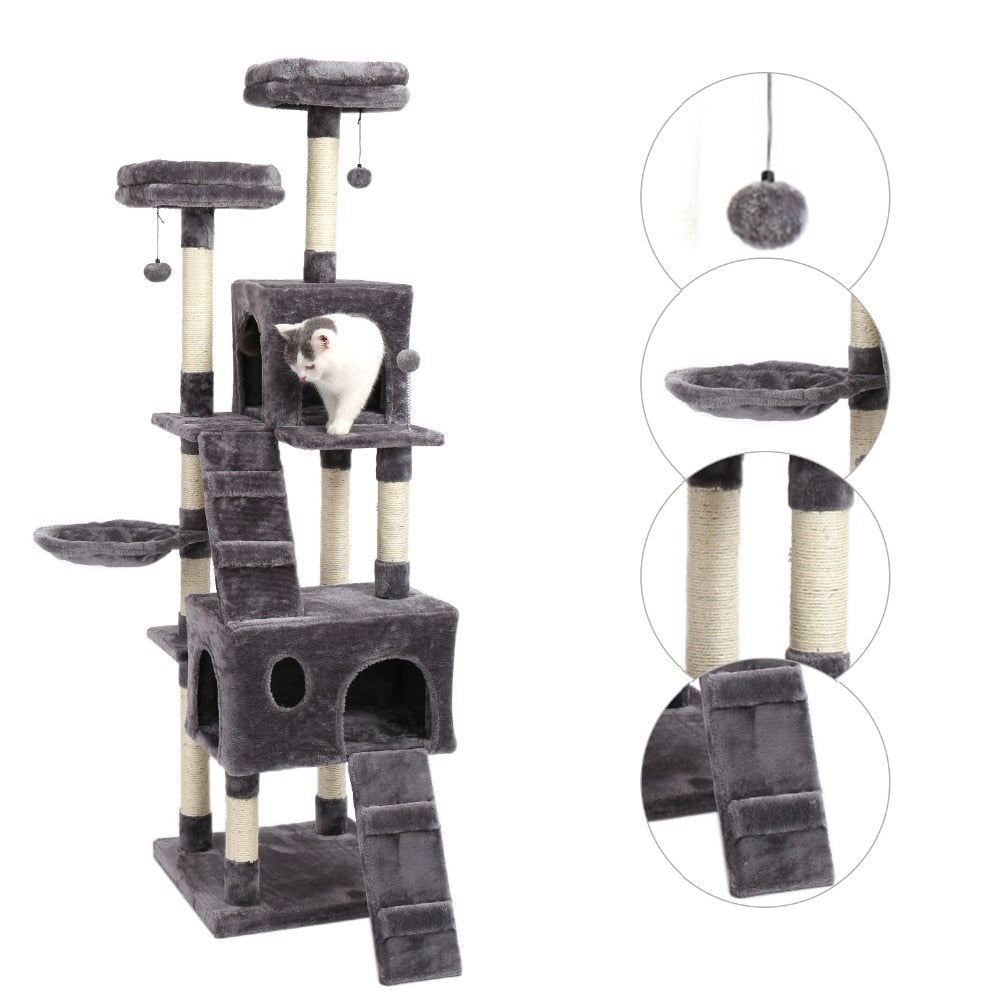 Cat Tree Tower &amp; Scratching Post