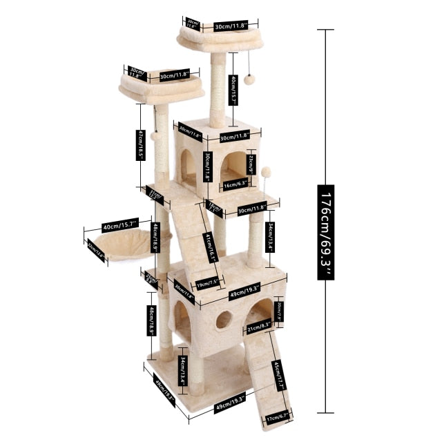 Cat Tree Scratcher Tower