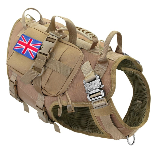 Tactical Dog Harness Leash K9 Military Dog Harness