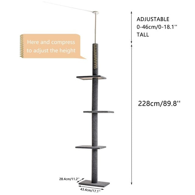 Adjustable Climbing &amp; Stratching Posts for Cat&#39;s